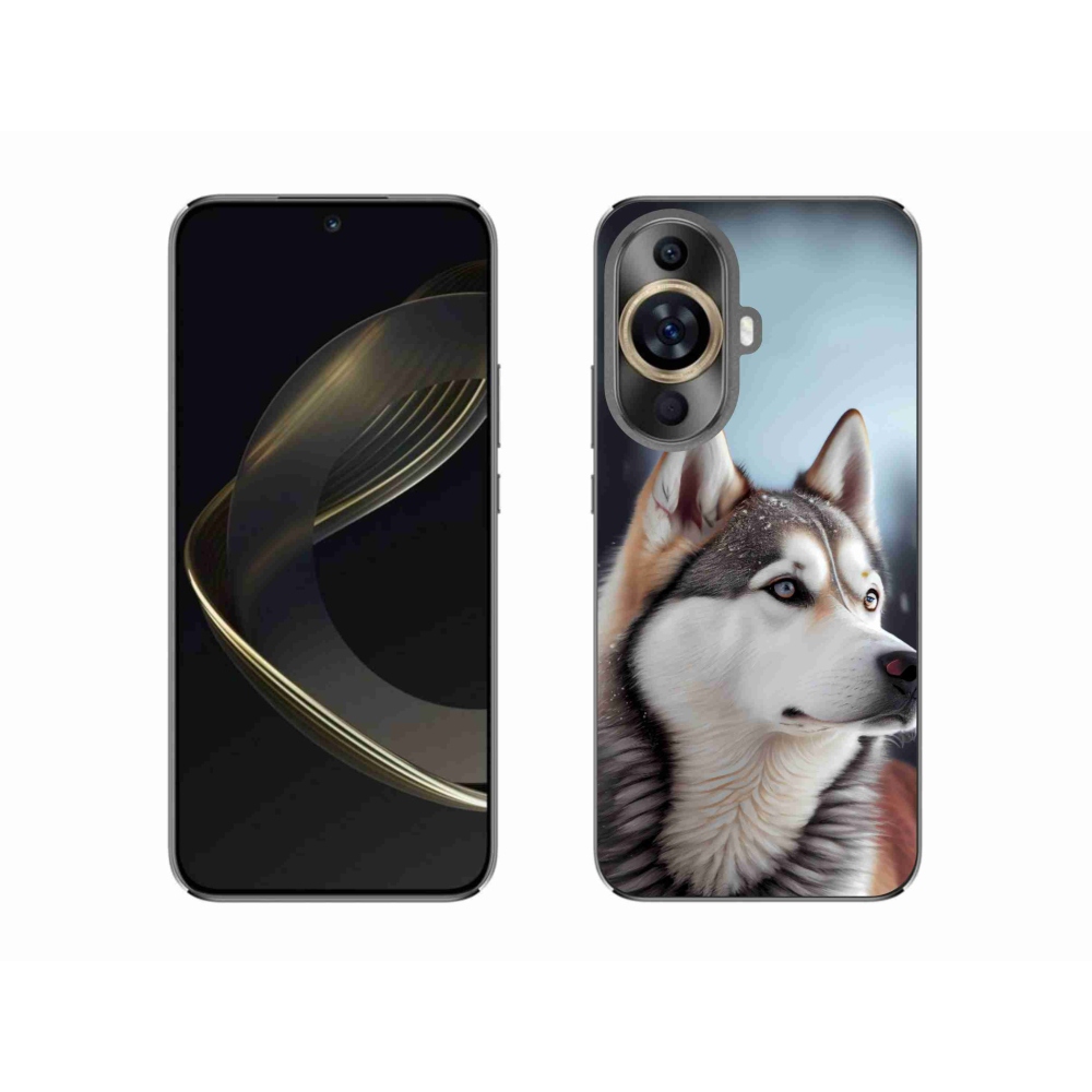 Gél borítás mmCase a Huawei Nova 11 készülékhez - Szibériai Husky