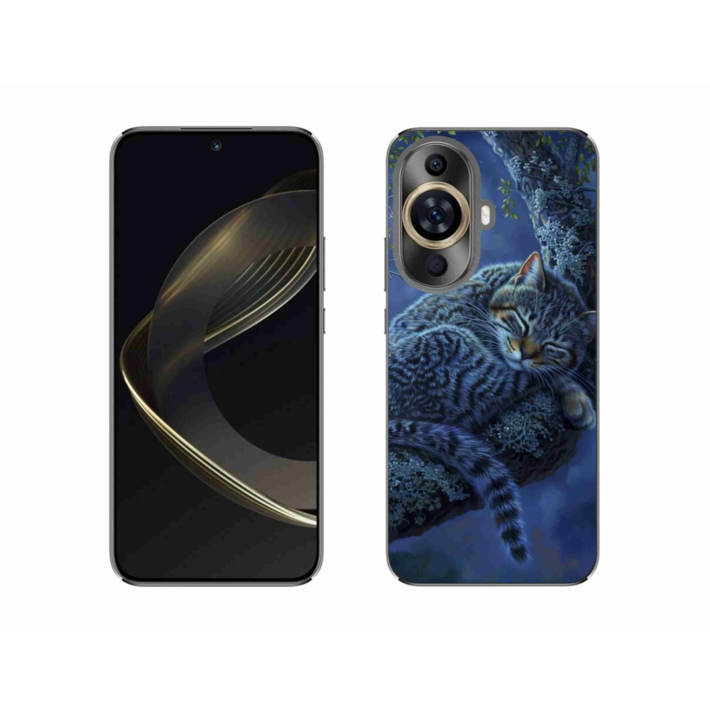 Gél borítás mmCase a Huawei Nova 11-en - alvó macska
