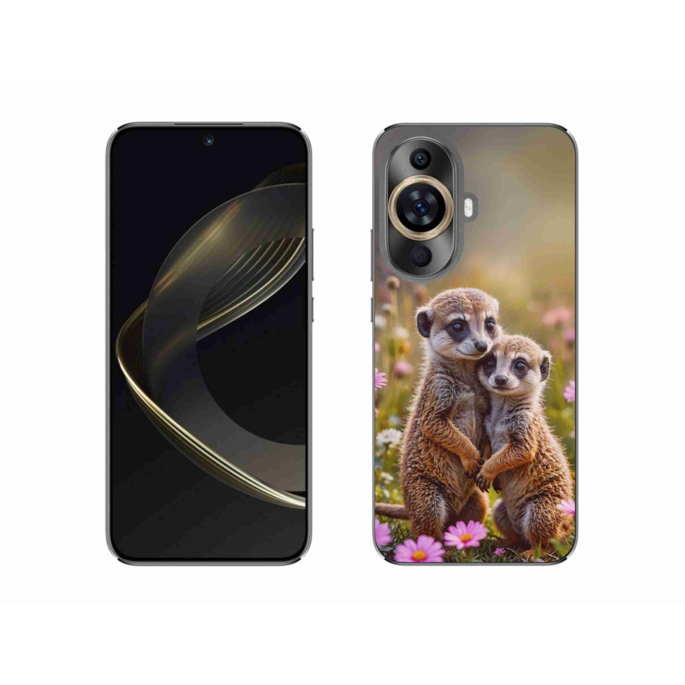 Gél borítás mmCase a Huawei Nova 11-hez - szurikátás duó