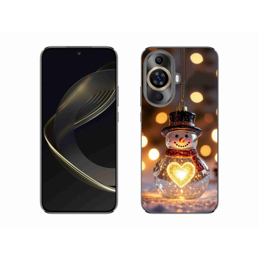 Gél borítás mmCase a Huawei Nova 11 készülékhez - karácsonyi hóember