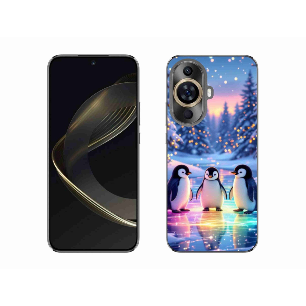 Gél borítás mmCase a Huawei Nova 11 készülékhez - pingvinek