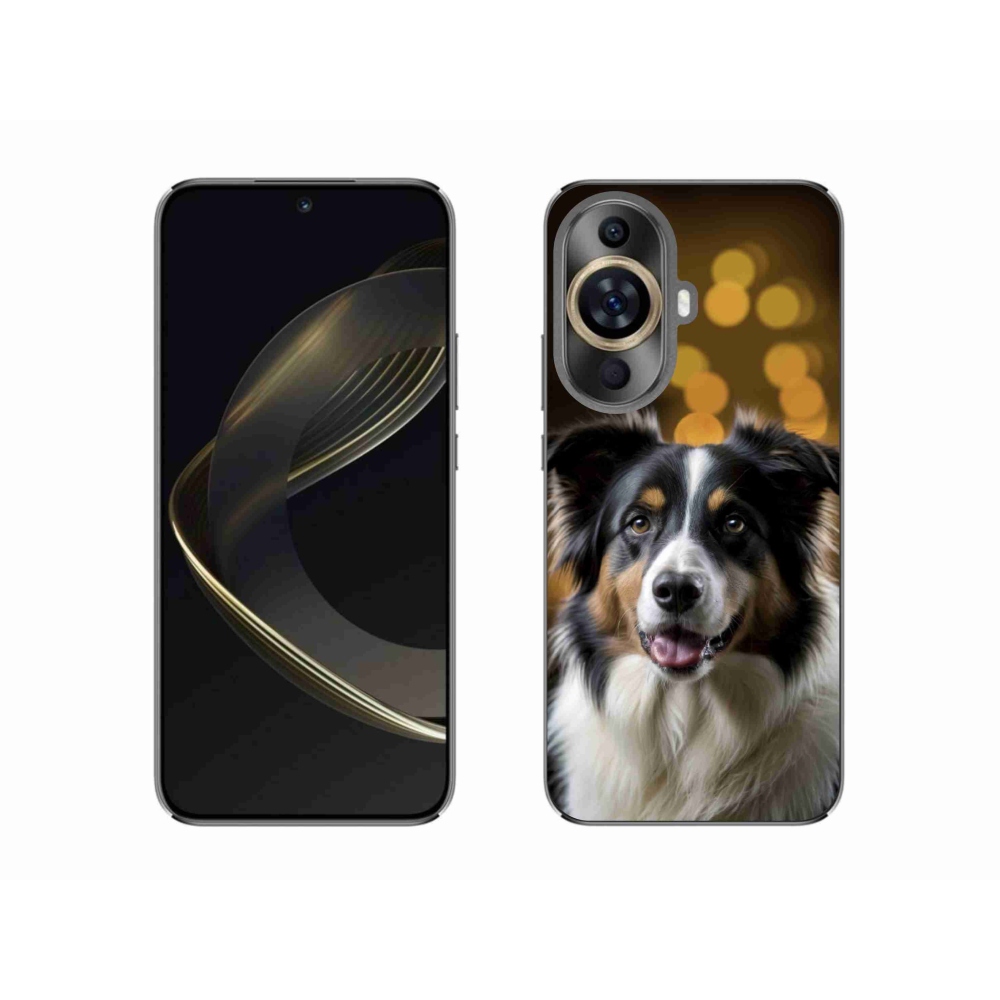 Gél borítás mmCase a Huawei Nova 11-en - mosolygó ausztrál juhászkutya