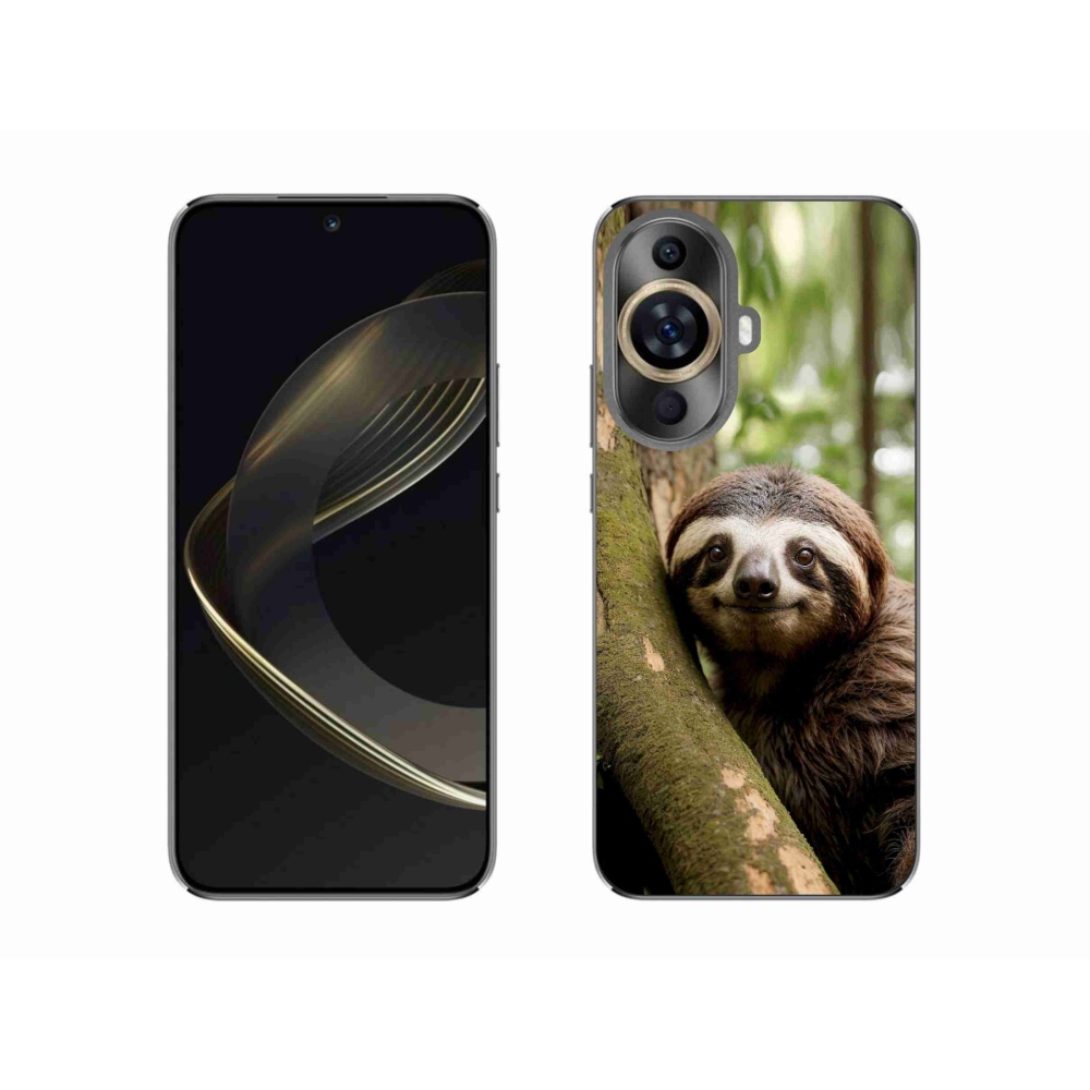 Gél borítás mmCase a Huawei Nova 11-en - mosolygó lajhár