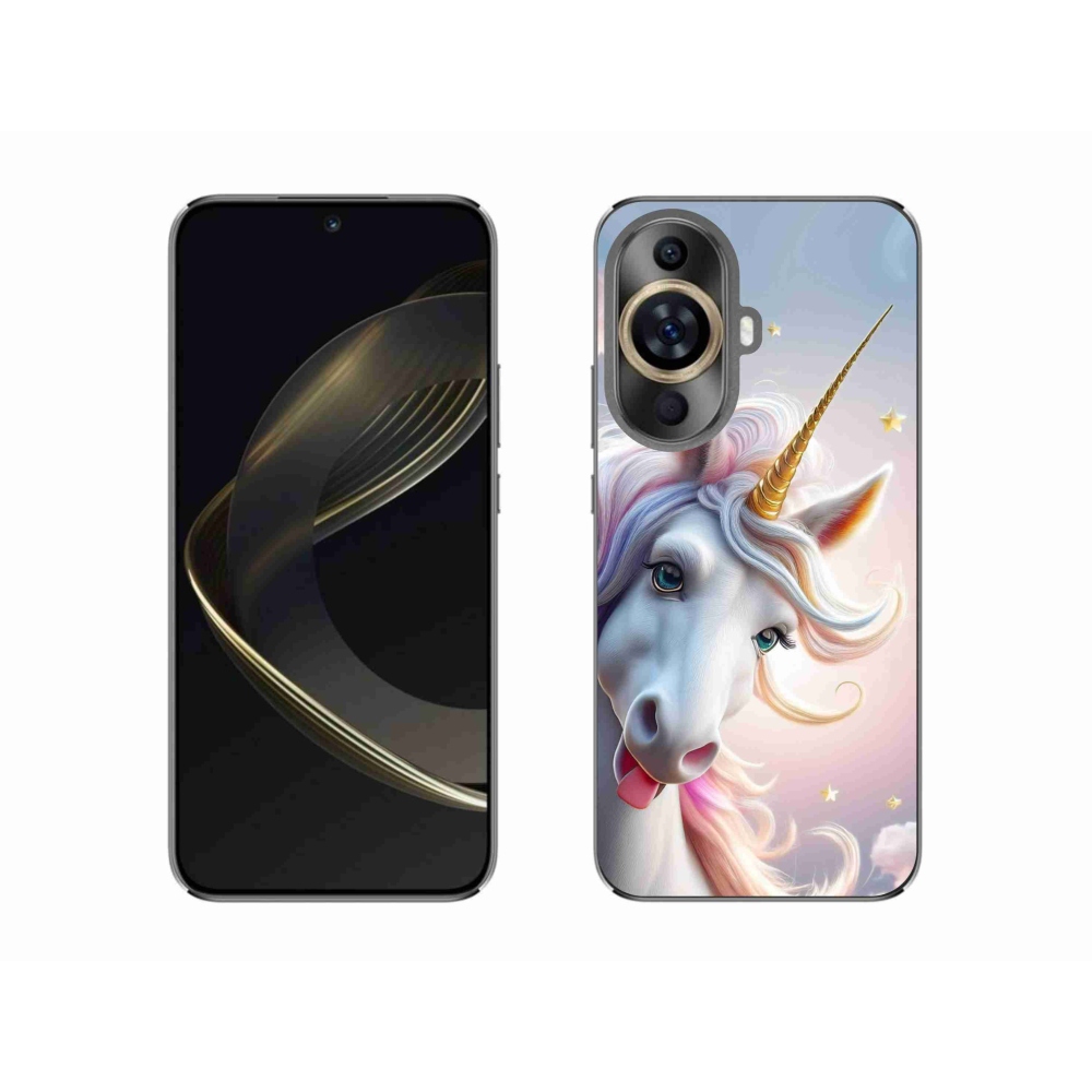 Gél borítás mmCase a Huawei Nova 11-en - vidám egyszarvú