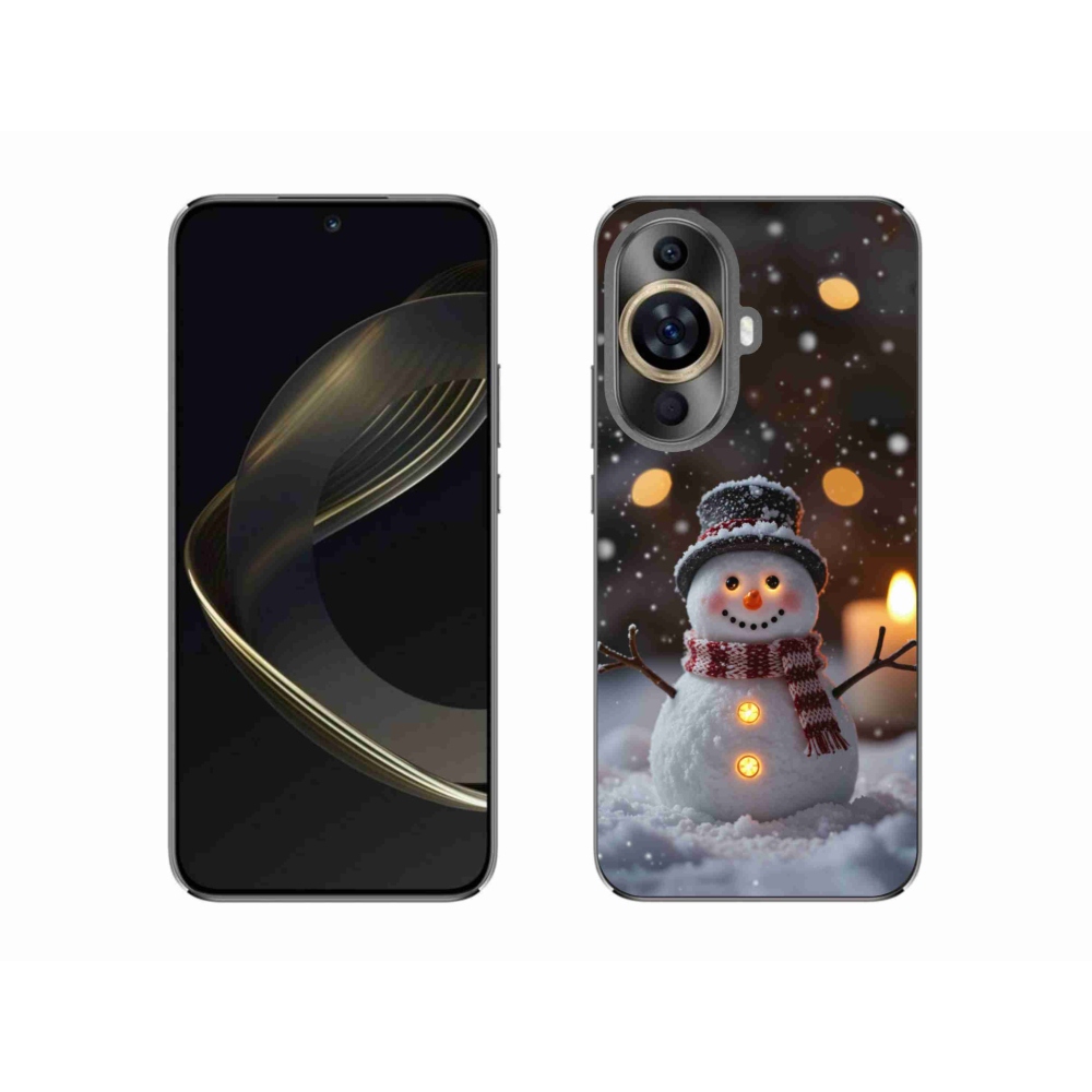 Gél borítás mmCase a Huawei Nova 11-en - boldog hóember