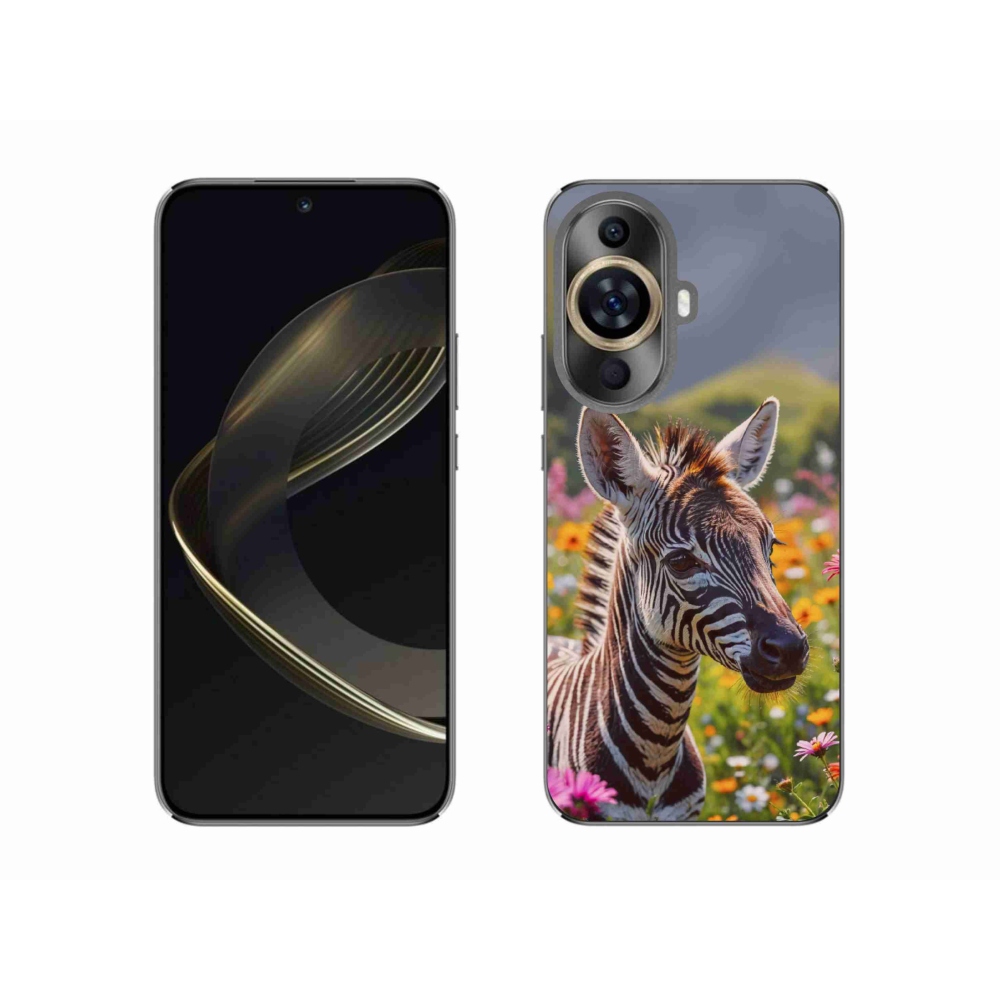 Gél borítás mmCase a Huawei Nova 11-hez - zebra a réten