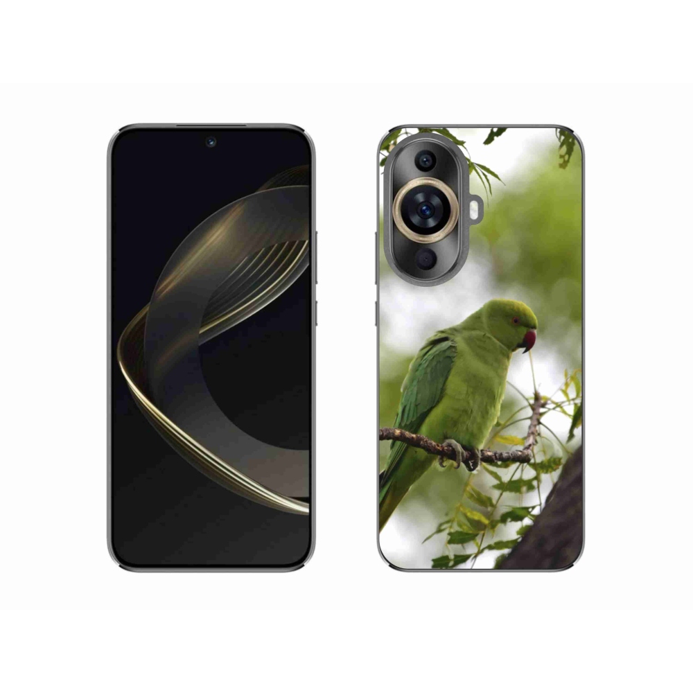 Gél borítás mmCase a Huawei Nova 11 készülékhez - zöld papagáj