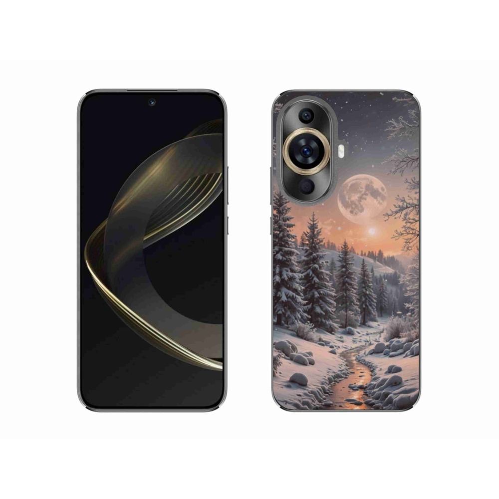 Gél borító mmCase a Huawei Nova 11-hez - téli táj 2