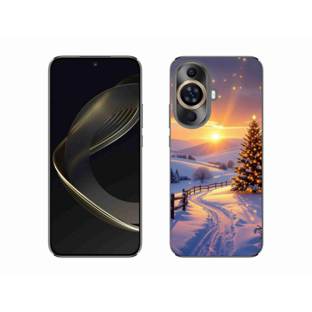 Gél borítás mmCase a Huawei Nova 11-en - téli tájkép