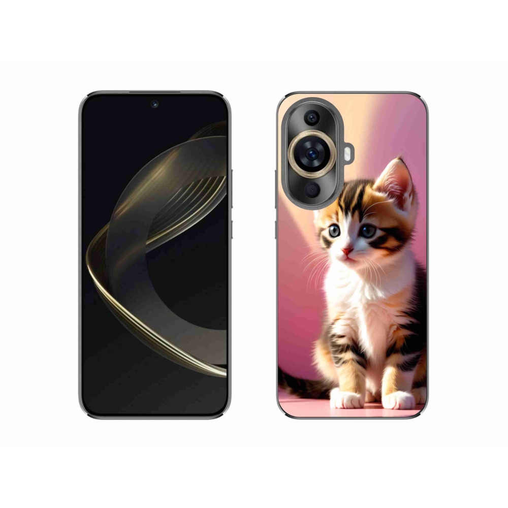 Gél borítás mmCase a Huawei Nova 11-en - kíváncsi cica 2