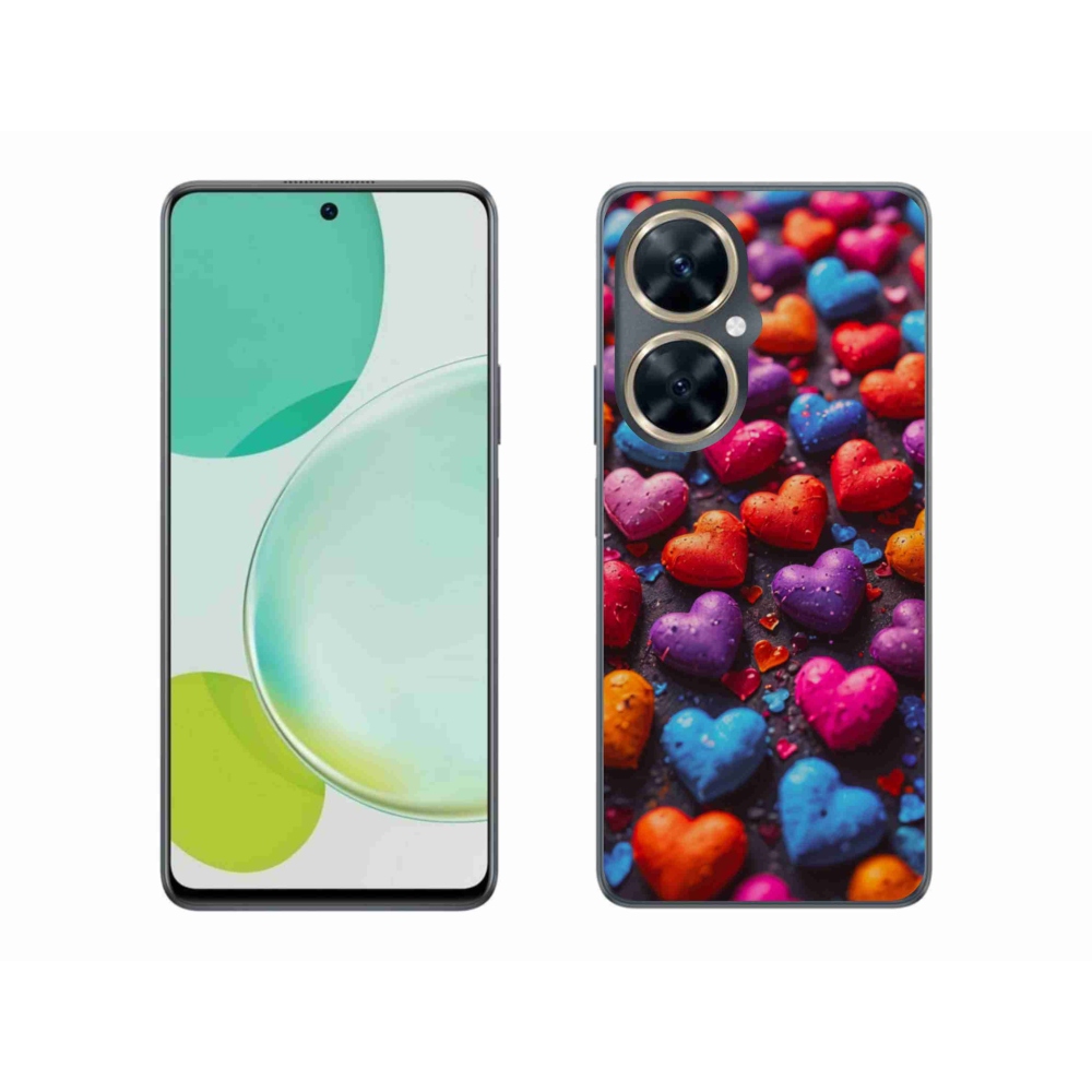 Gél borító mmCase a Huawei Nova 11i készülékhez - színes szív