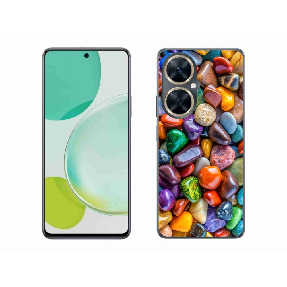 Gél borító mmCase a Huawei Nova 11i készülékhez - színes strasszkövek