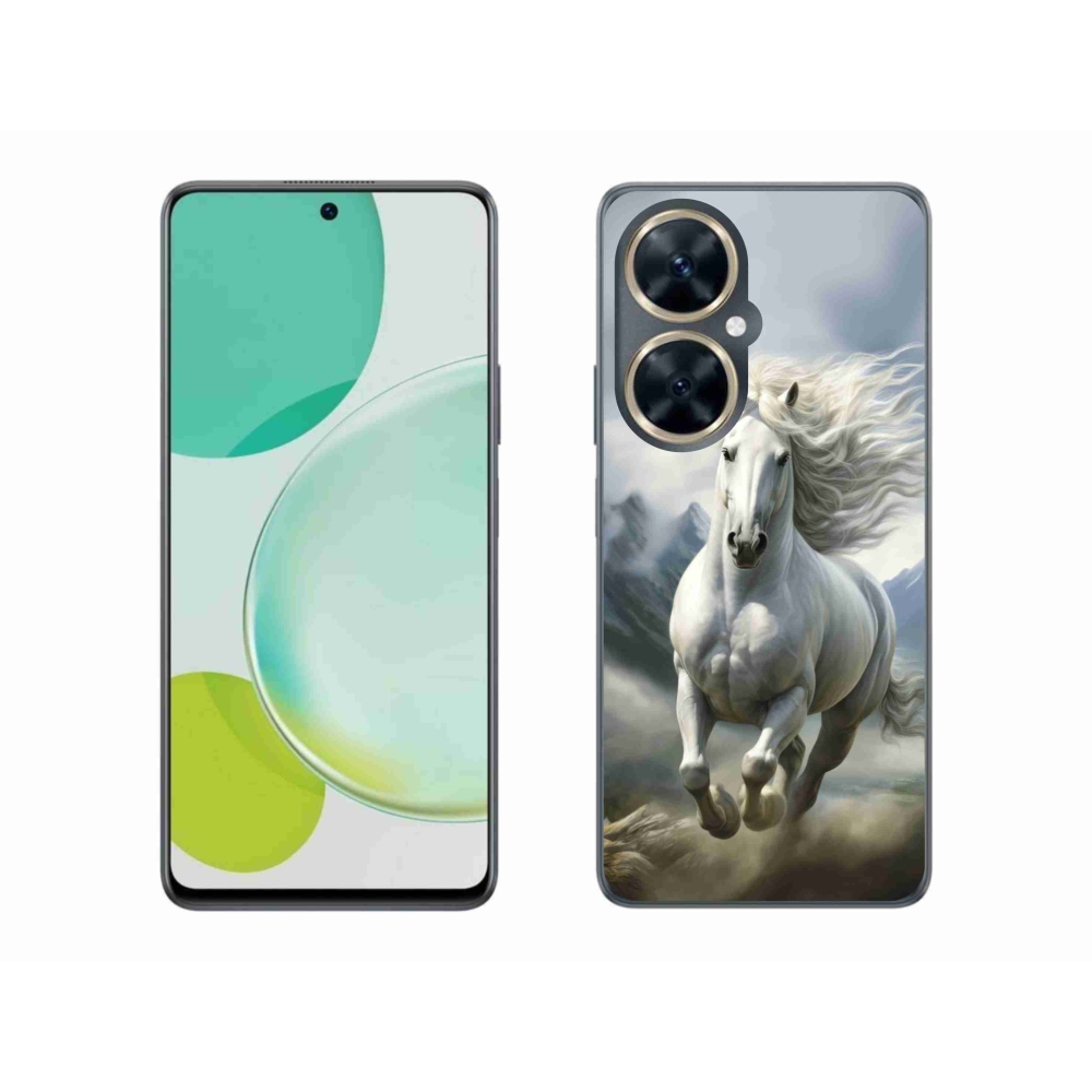 Gél borítás mmCase a Huawei Nova 11i - futó fehér ló 3