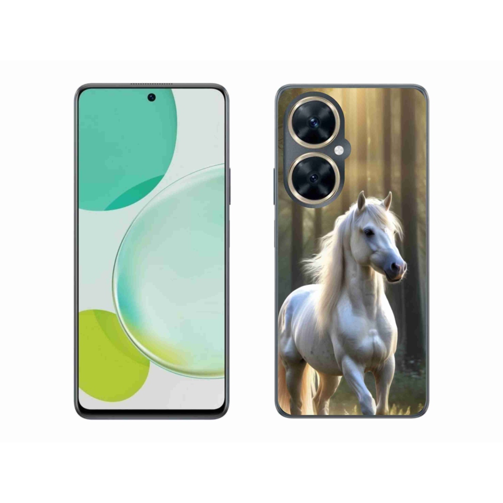 Gél borítás mmCase a Huawei Nova 11i készülékhez - fehér ló 3
