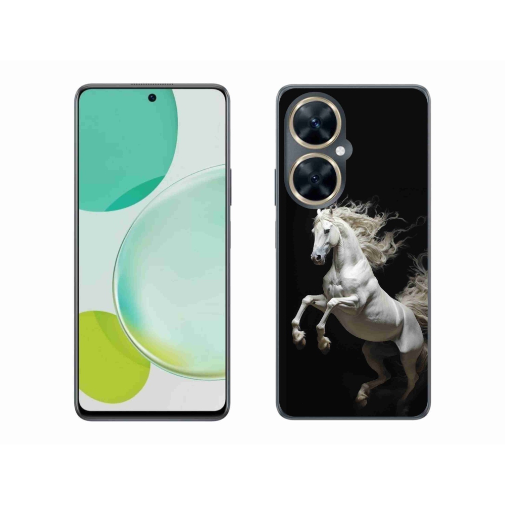 Gél borítás mmCase a Huawei Nova 11i készülékhez - fehér ló 4