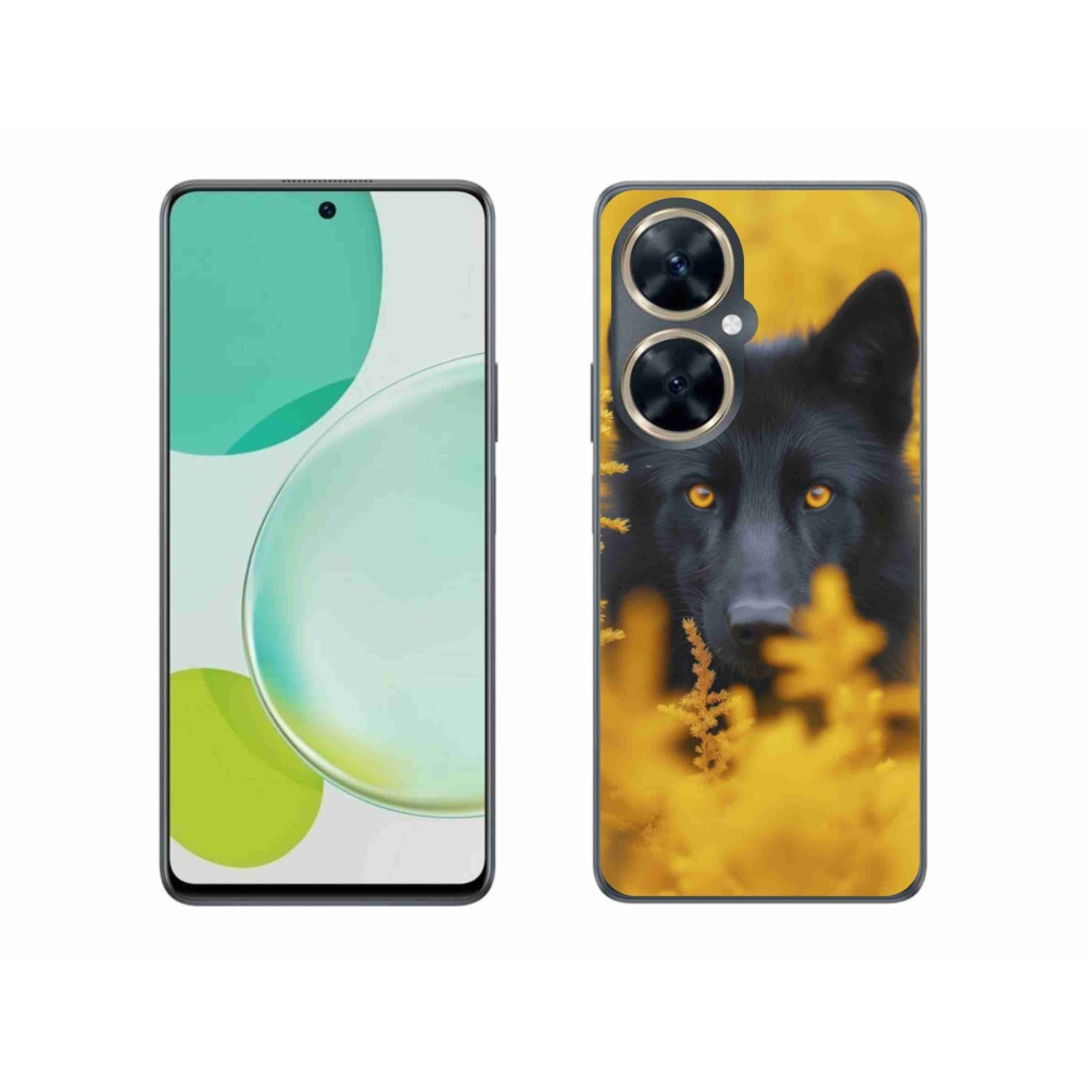 Gél borítás mmCase a Huawei Nova 11i készülékhez - fekete farkas 2