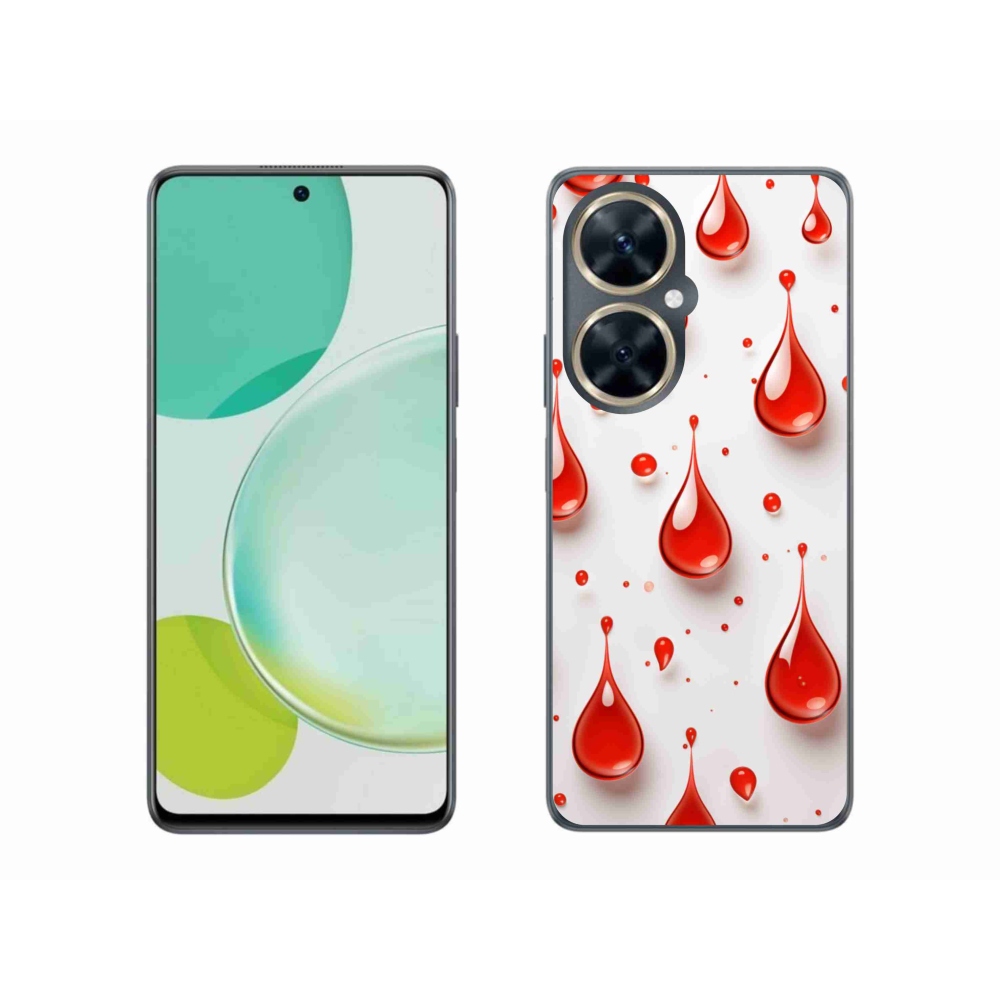 Gél borítás mmCase a Huawei Nova 11i készülékre - piros cseppek