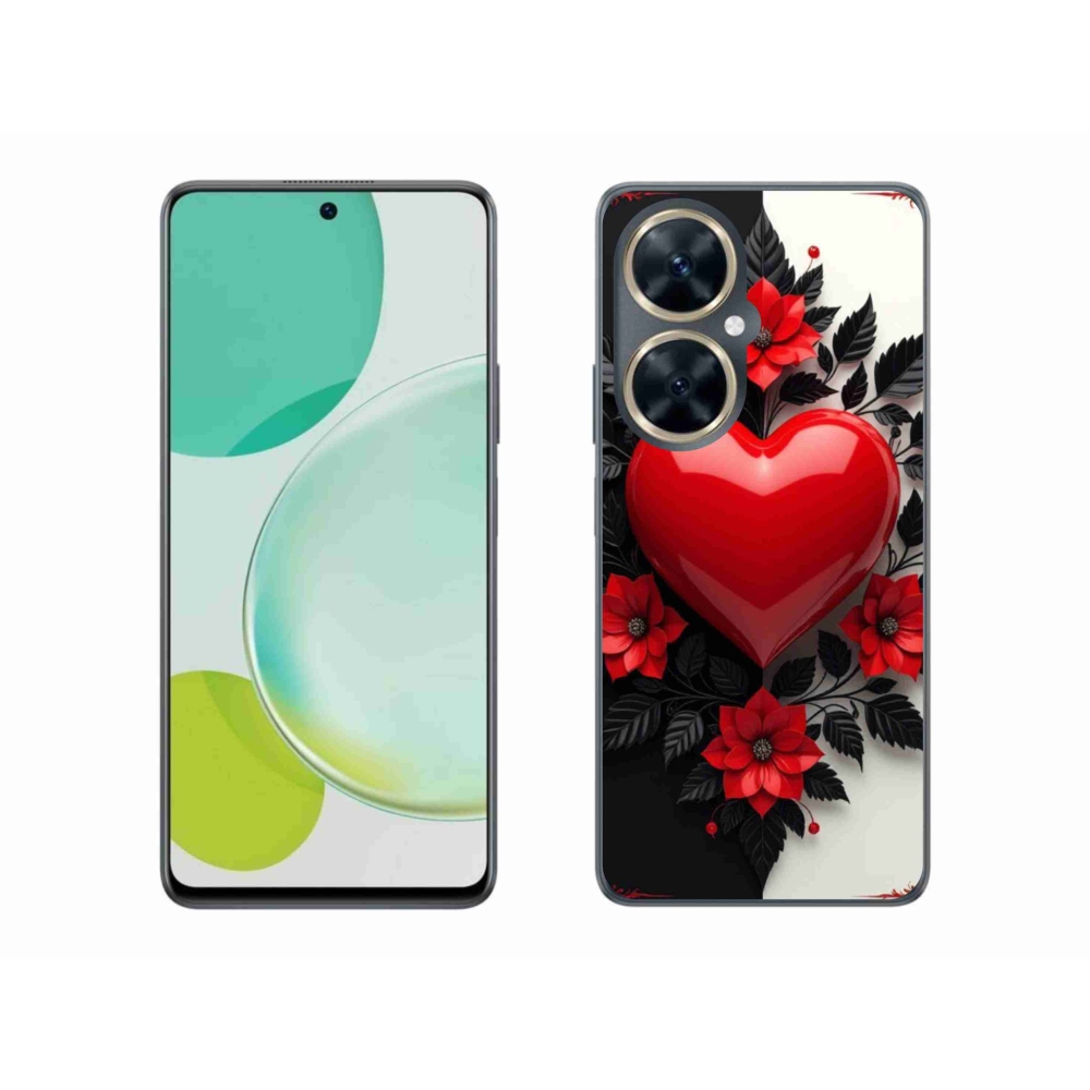 Gél borítás mmCase a Huawei Nova 11i készülékhez - piros szív