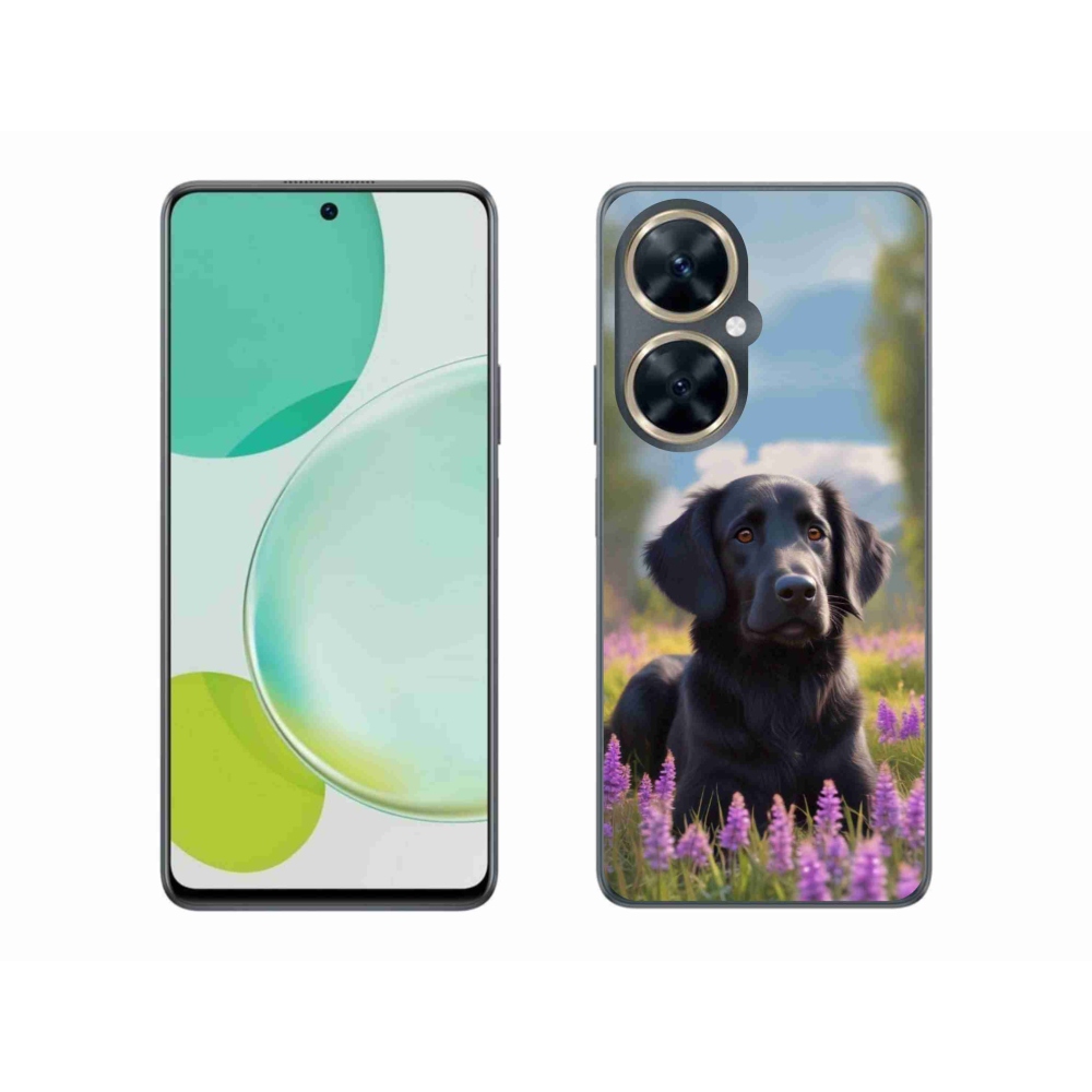 Gél borítás mmCase a Huawei Nova 11i készülékhez - elegáns fekete retriever
