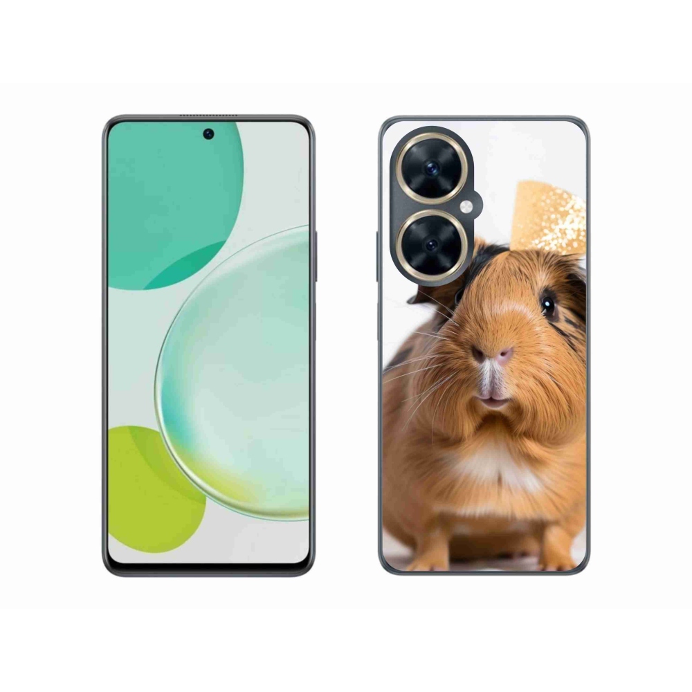 Zselés borítás mmCase a Huawei Nova 11i készülékhez - barna tengerimalac