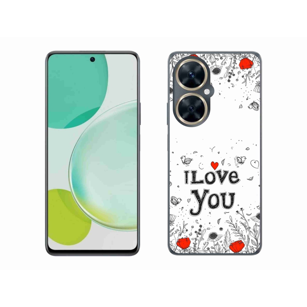 Gél borító mmCase a Huawei Nova 11i készülékhez - Szeretlek fehér háttérrel