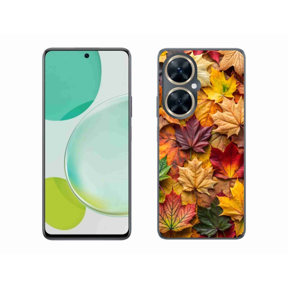 Gél borítás mmCase a Huawei Nova 11i készülékhez - juharlevelek 2