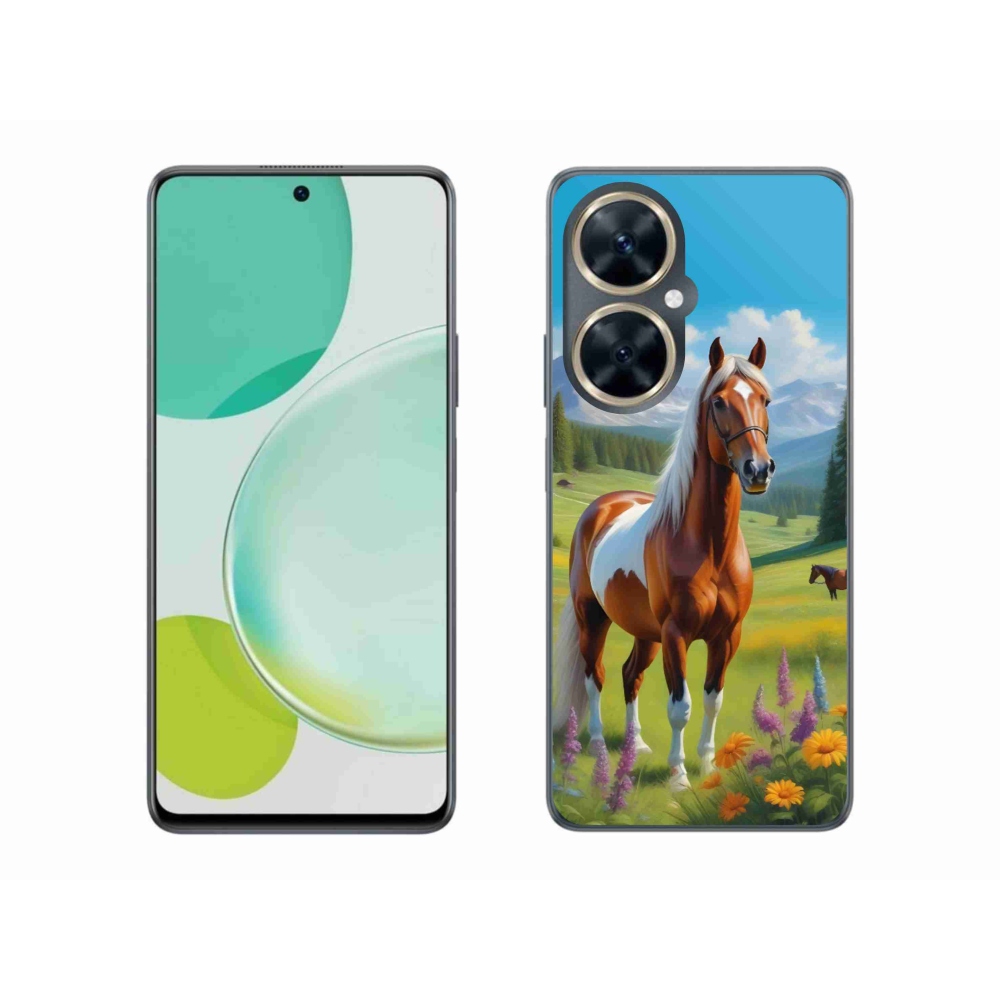 Zselés borítás mmCase a Huawei Nova 11i készülékhez - ló a réten