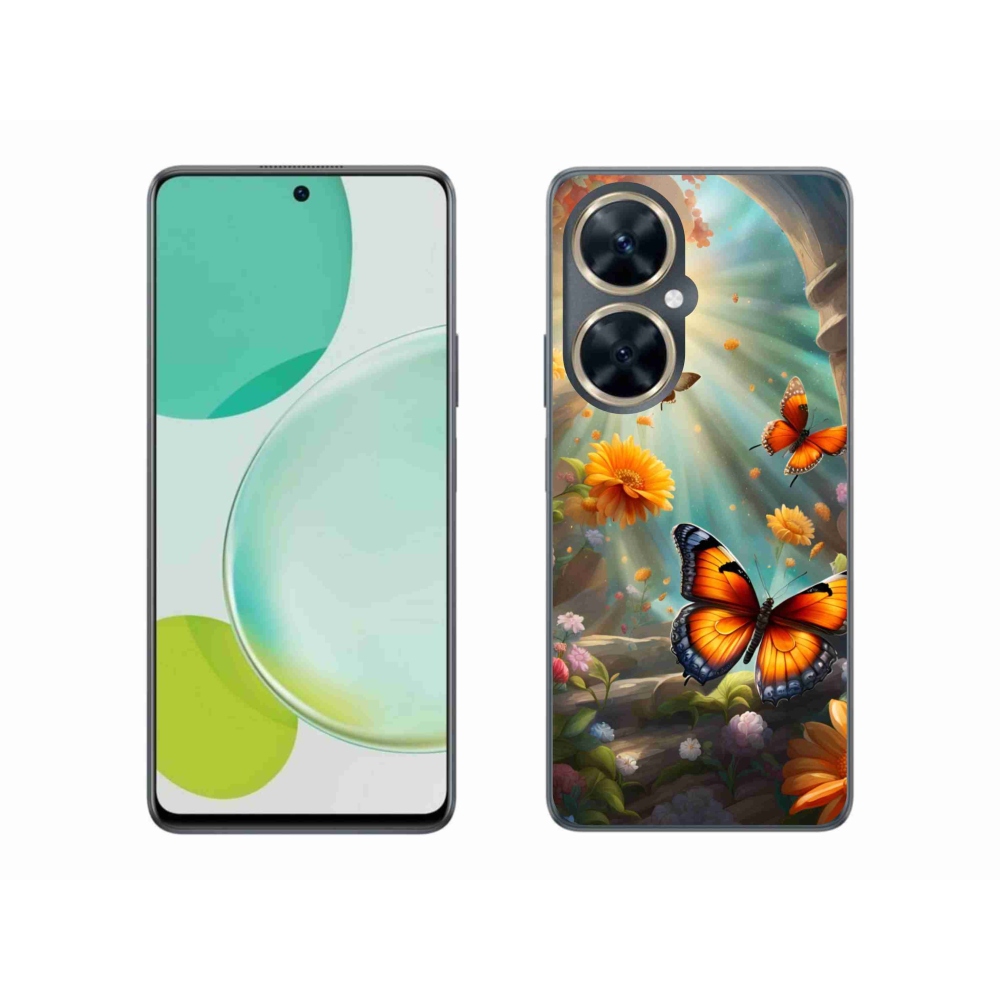 Gél borítás mmCase a Huawei Nova 11i készülékhez - pillangókert 2