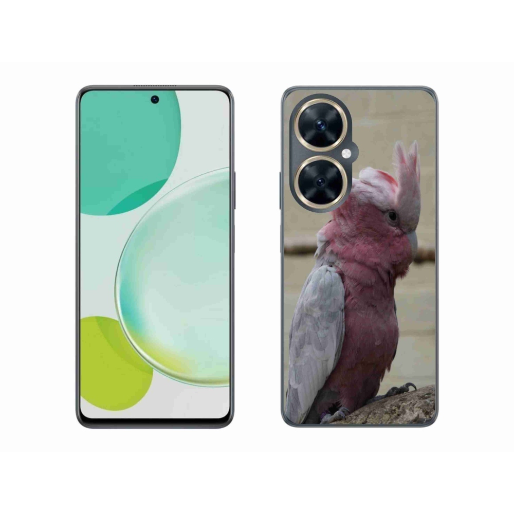 Gél borítás mmCase a Huawei Nova 11i készülékhez - papagáj kakadu rózsaszínű