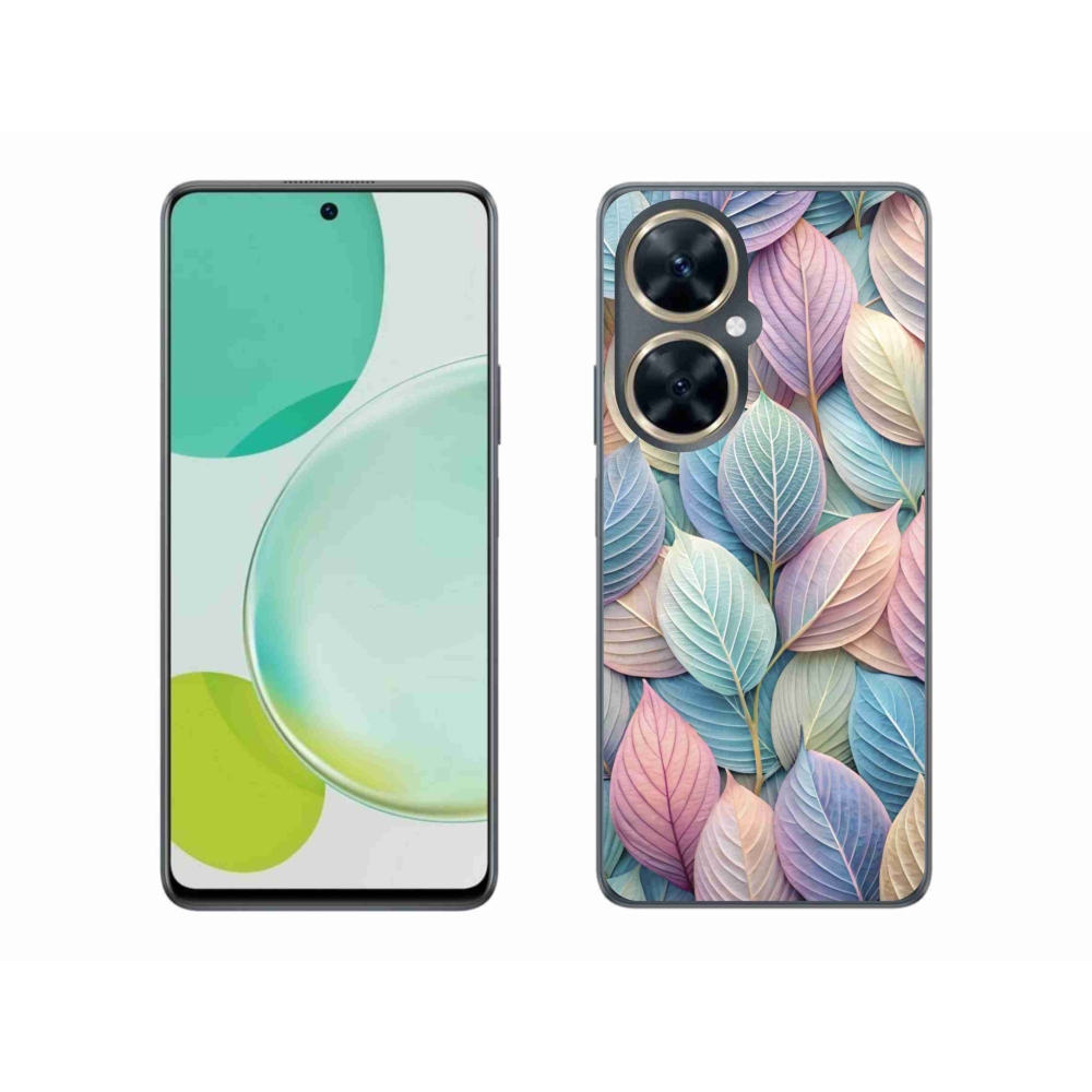 Gél borító mmCase a Huawei Nova 11i készülékhez - pasztell levelek