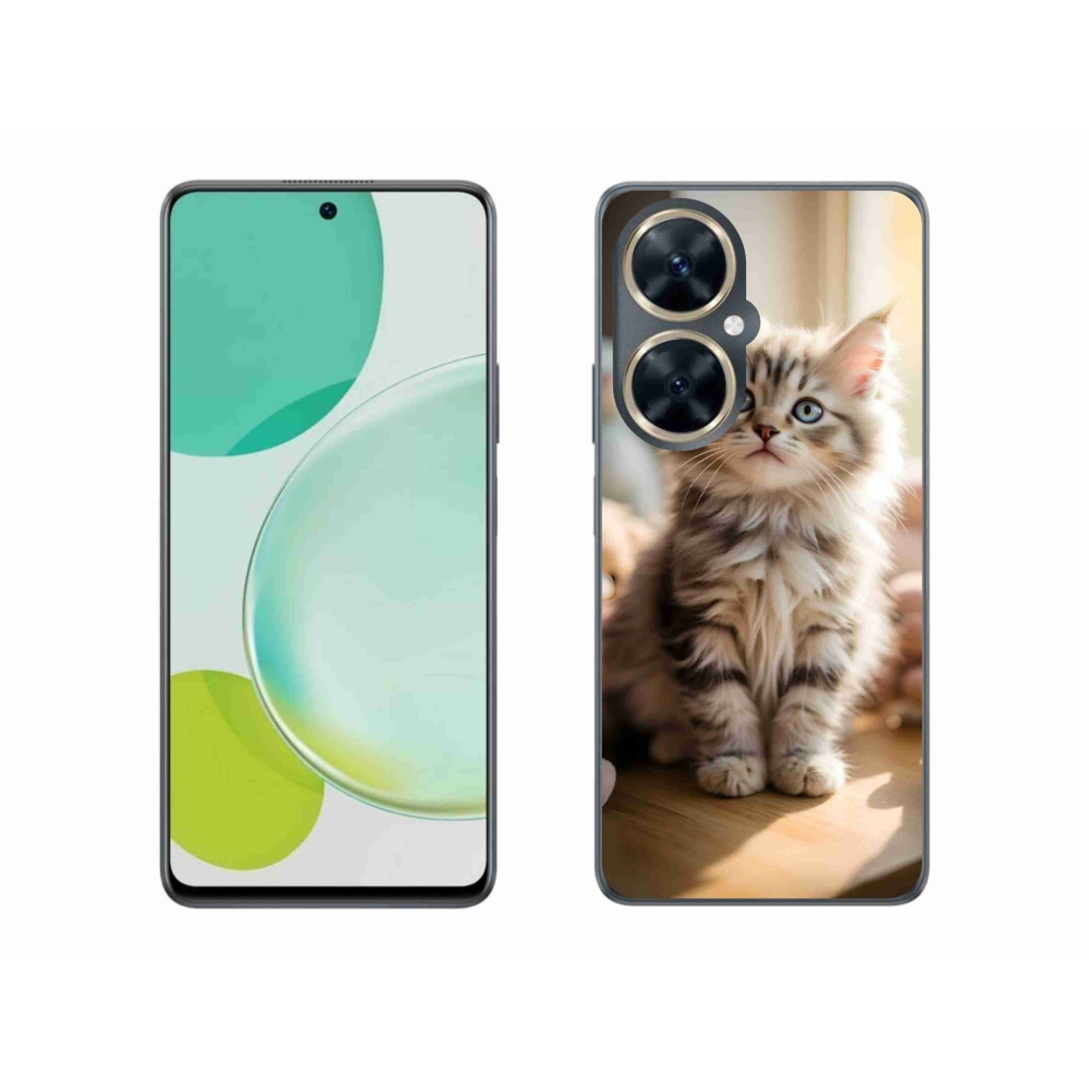 Gél borító mmCase a Huawei Nova 11i készülékhez - aranyos cica 10