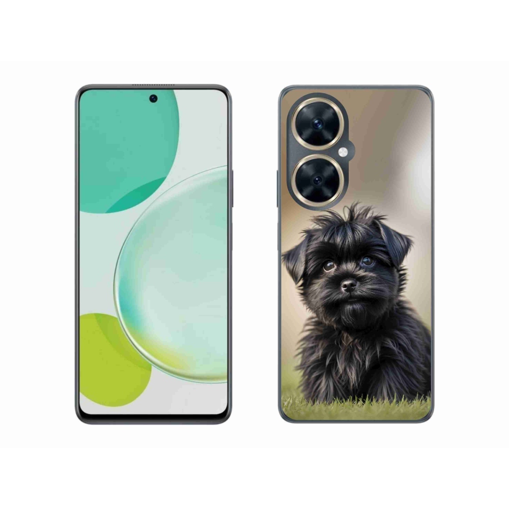 mmCase gél tok a Huawei Nova 11i-hez – aranyos fekete kutyus