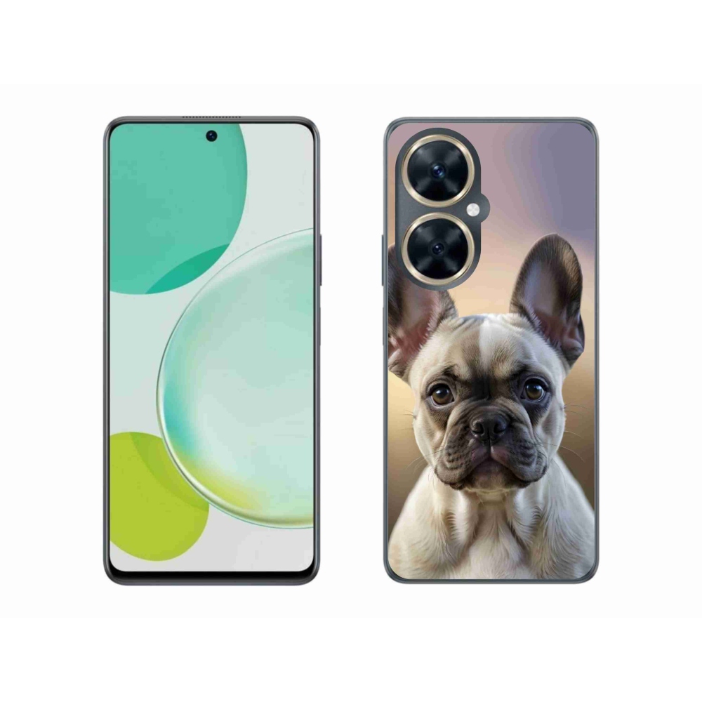 Gél borító mmCase a Huawei Nova 11i készülékhez - aranyos francia bulldog