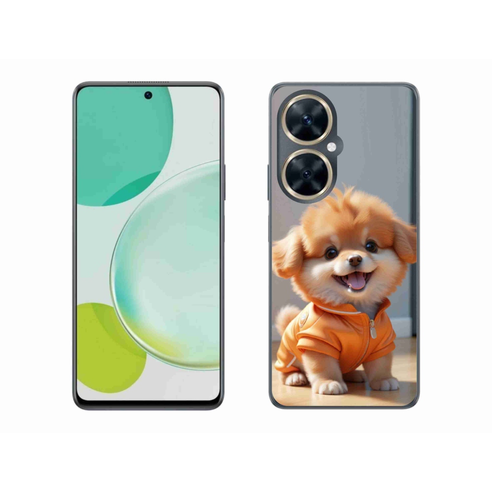 mmCase gél tok a Huawei Nova 11i-hez – aranyos pomerániai pulóverben