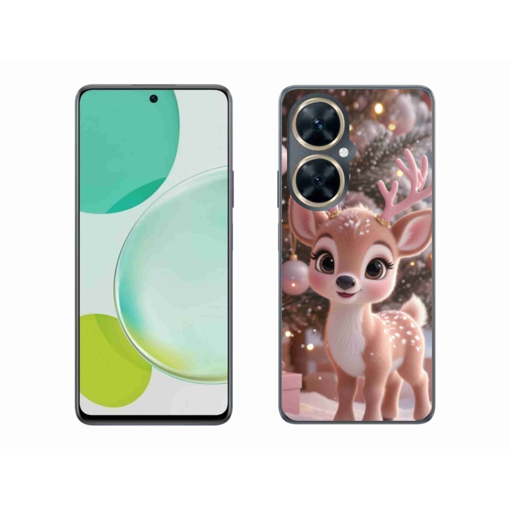 Gél borítás mmCase a Huawei Nova 11i készülékhez - aranyos rénszarvas