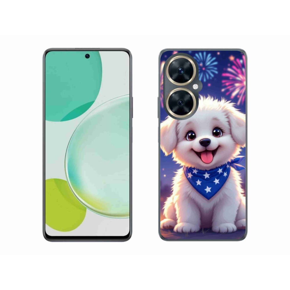 Gél borítás mmCase a Huawei Nova 11i készülékhez - ünnepi kiskutya