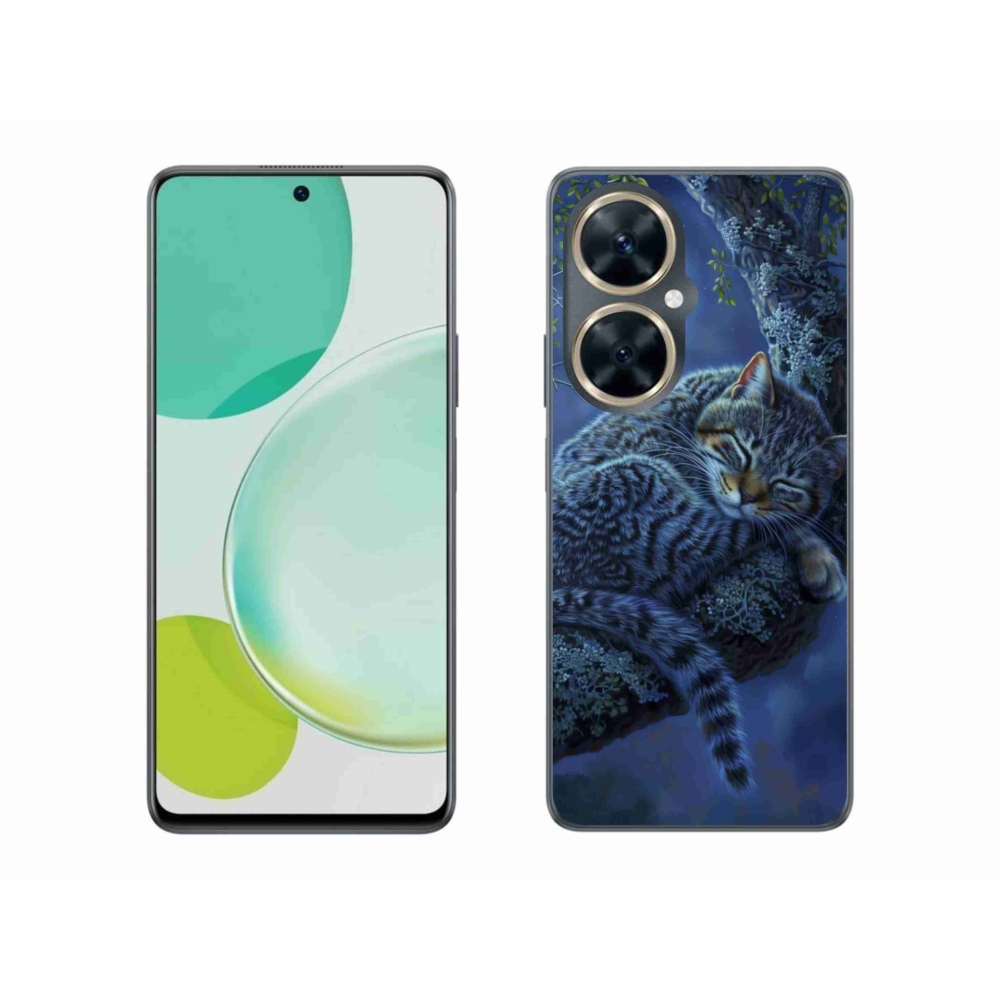 Gél borítás mmCase a Huawei Nova 11i készülékhez - alvó macska