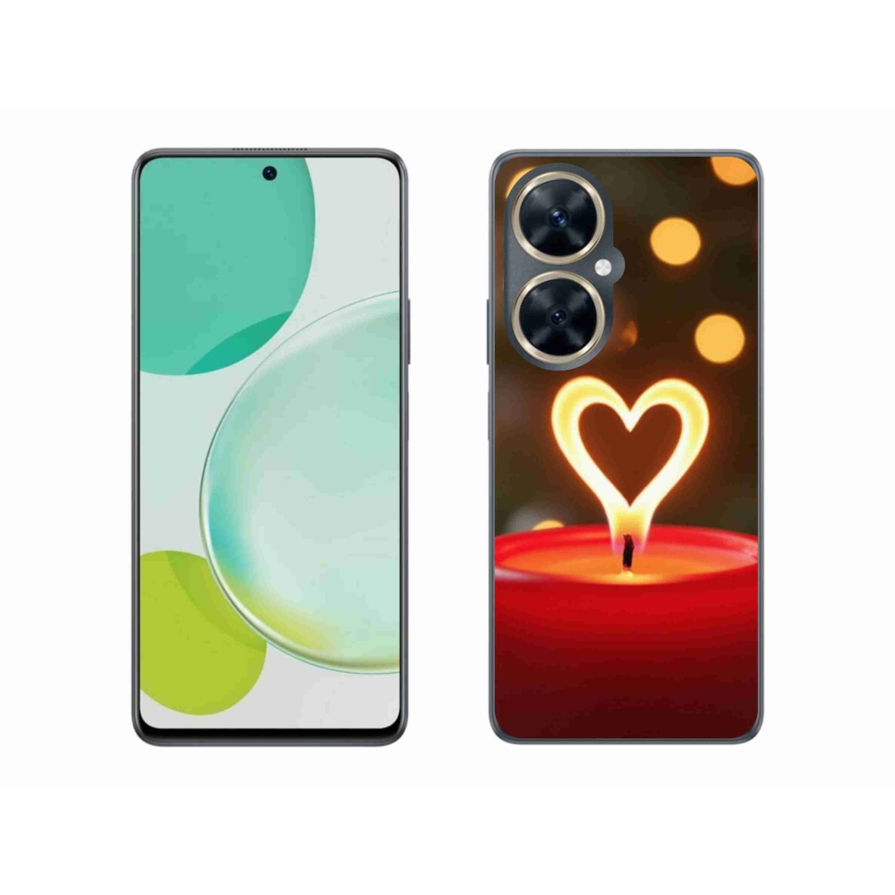 Gél borítás mmCase a Huawei Nova 11i készülékhez - láng szíve