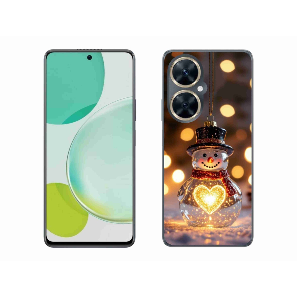 Gél borítás mmCase a Huawei Nova 11i készülékhez - karácsonyi hóember