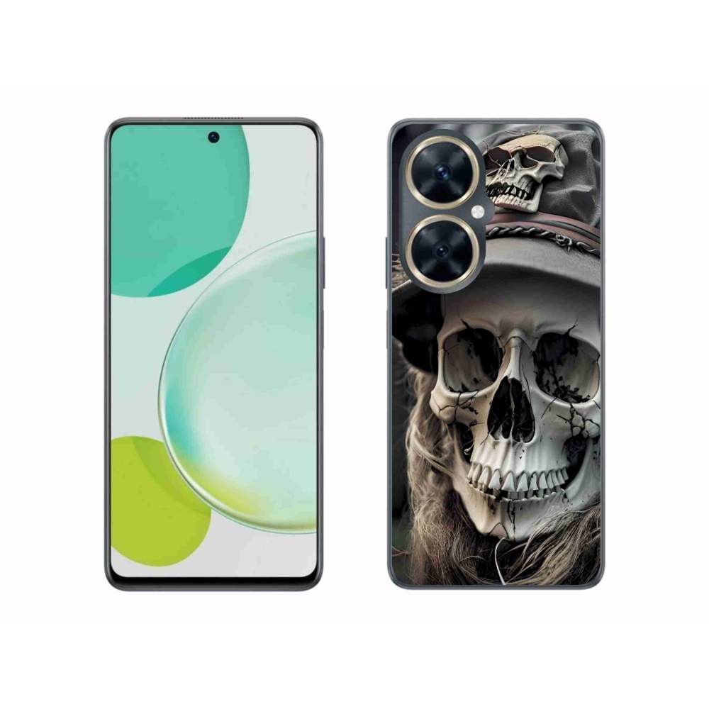 Gél borítás mmCase a Huawei Nova 11i készülékhez - sötét koponya