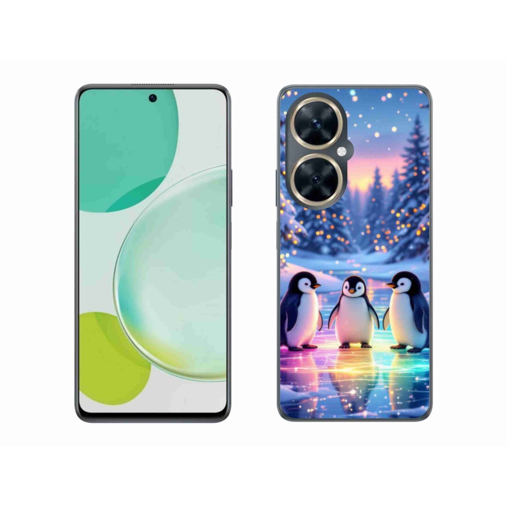Gél borítás mmCase a Huawei Nova 11i készülékhez - pingvinek