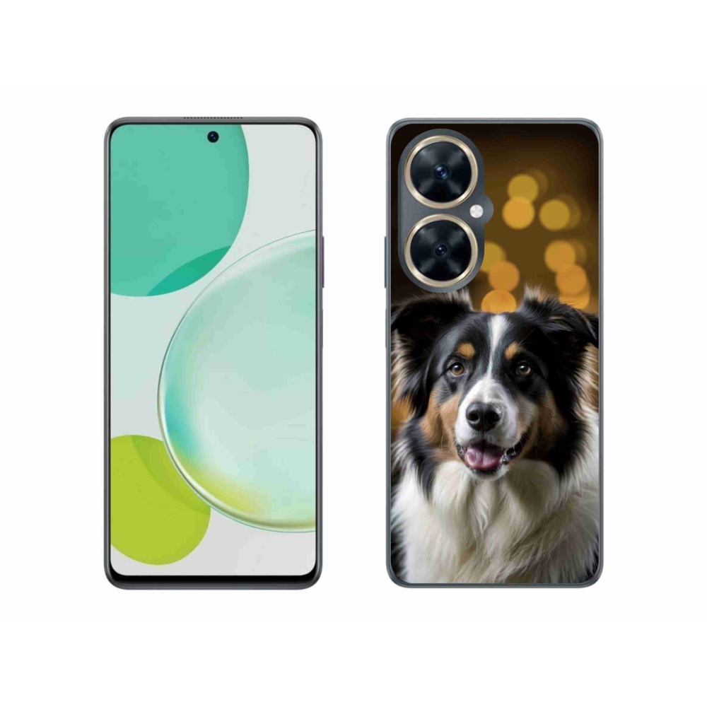 Gél borítás mmCase a Huawei Nova 11i készülékre - mosolygó ausztrál juhászkutya