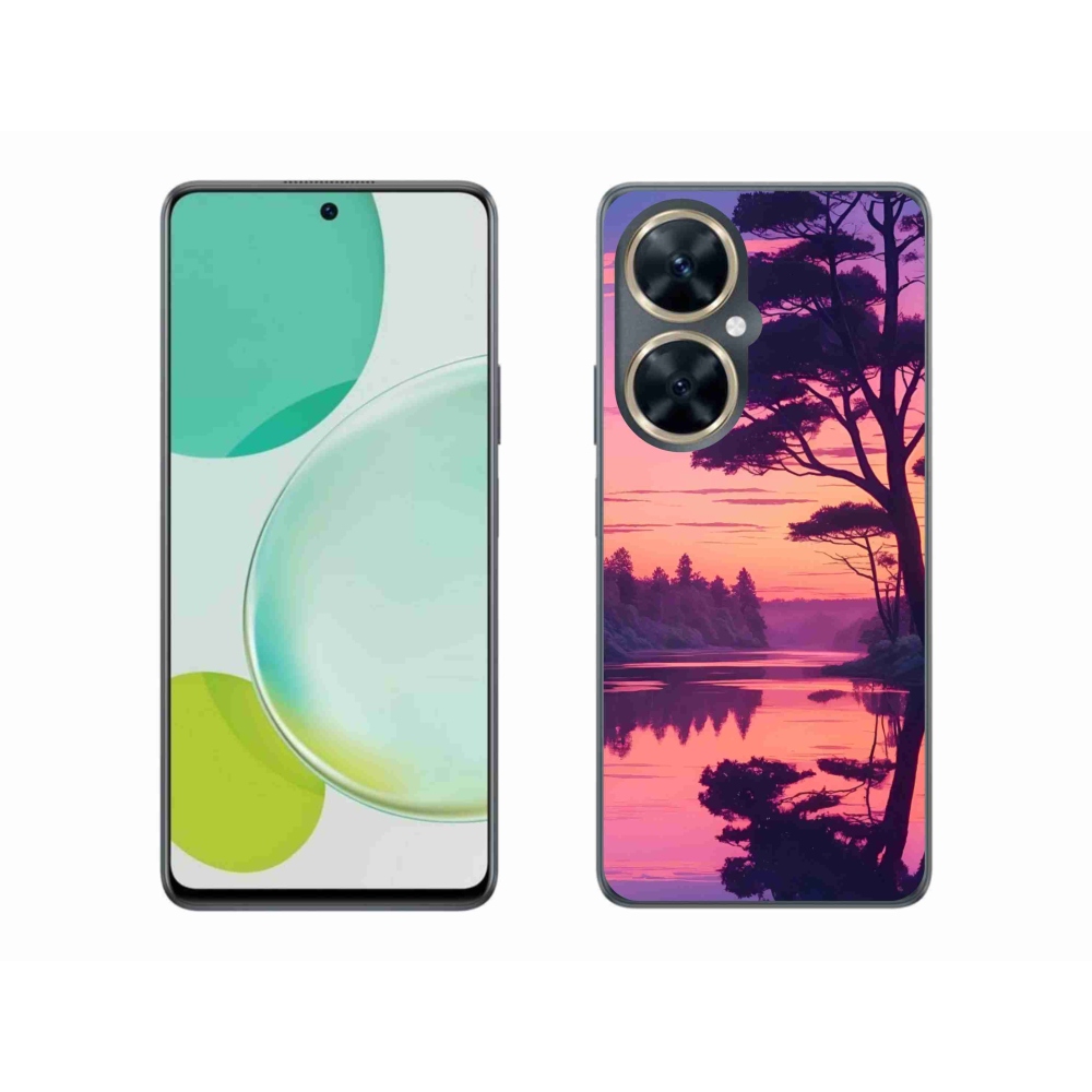 Gél borítás mmCase a Huawei Nova 11i készülékre - naplemente a tó felett