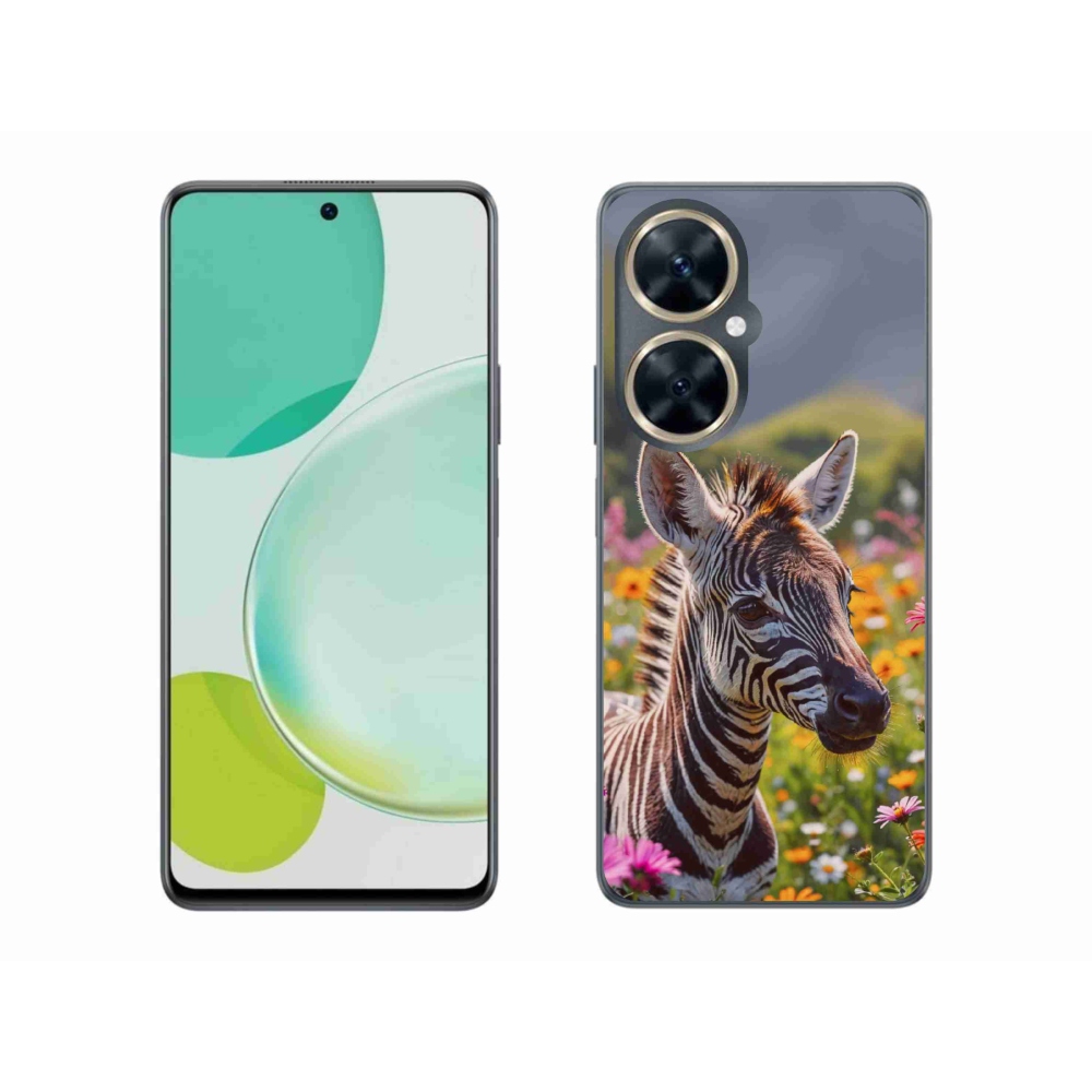 mmCase gél tok a Huawei Nova 11i-hez – zebra a réten
