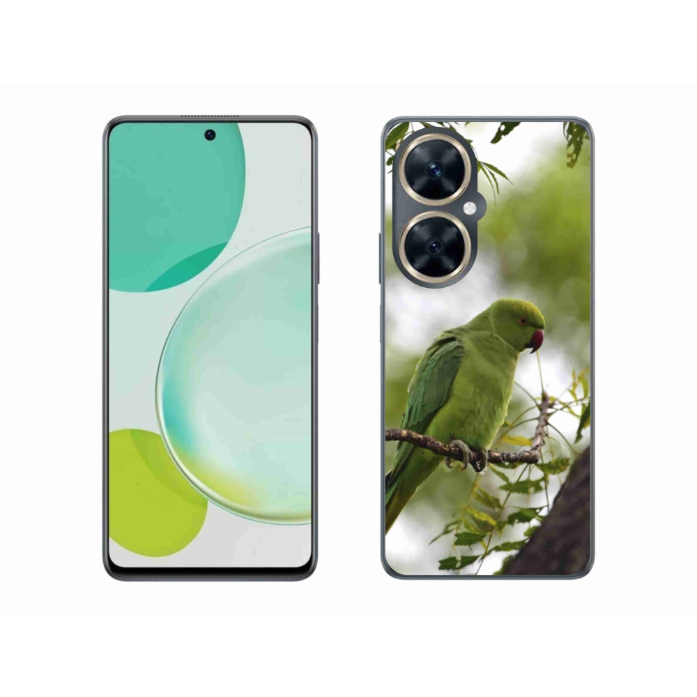 Zselés borítás mmCase a Huawei Nova 11i készülékhez - zöld papagáj
