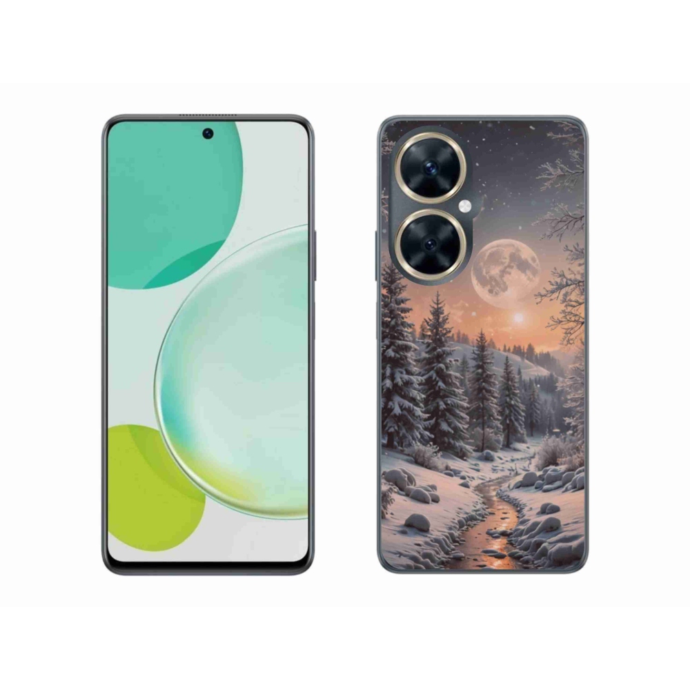 Gél borító mmCase a Huawei Nova 11i készülékhez - téli táj 2