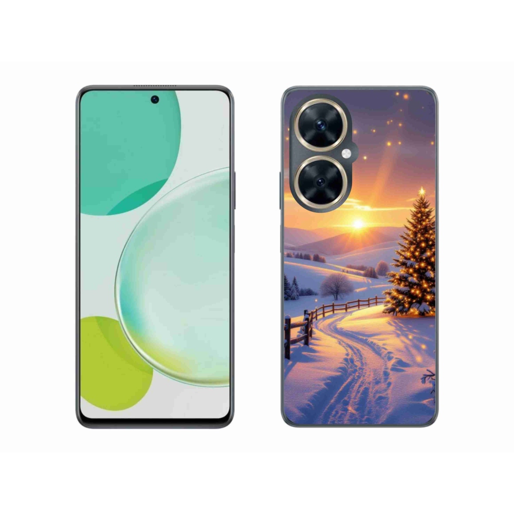 Gél borítás mmCase a Huawei Nova 11i - téli tájképen
