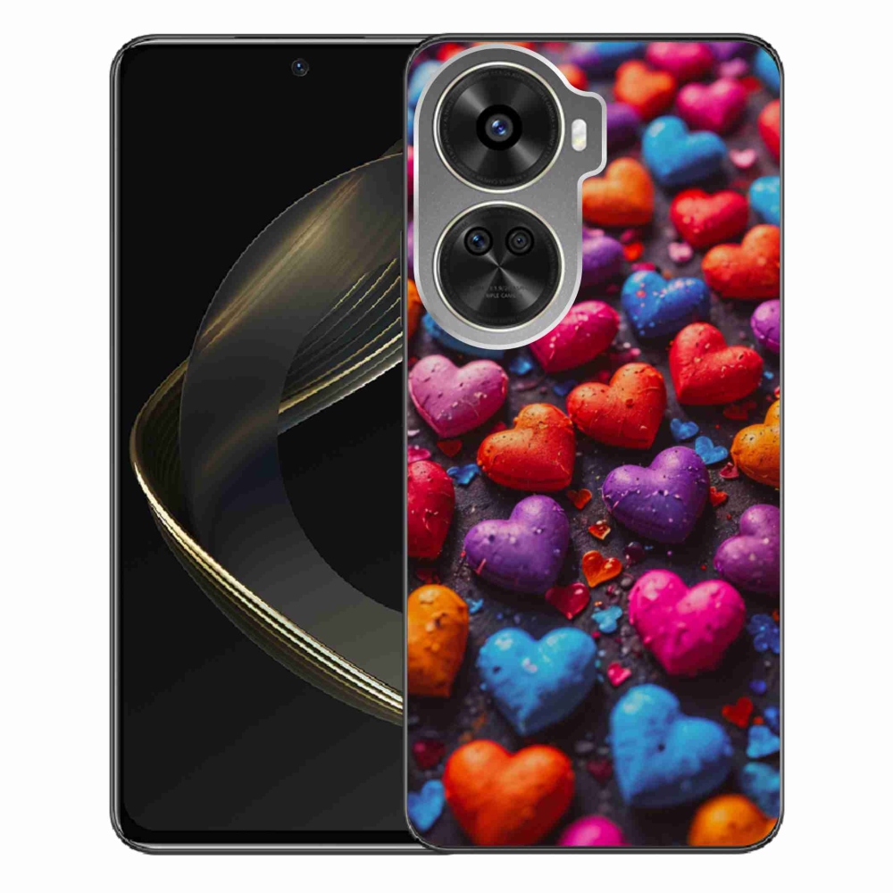 Gél borítás mmCase a Huawei Nova 12 SE számára - színes szív
