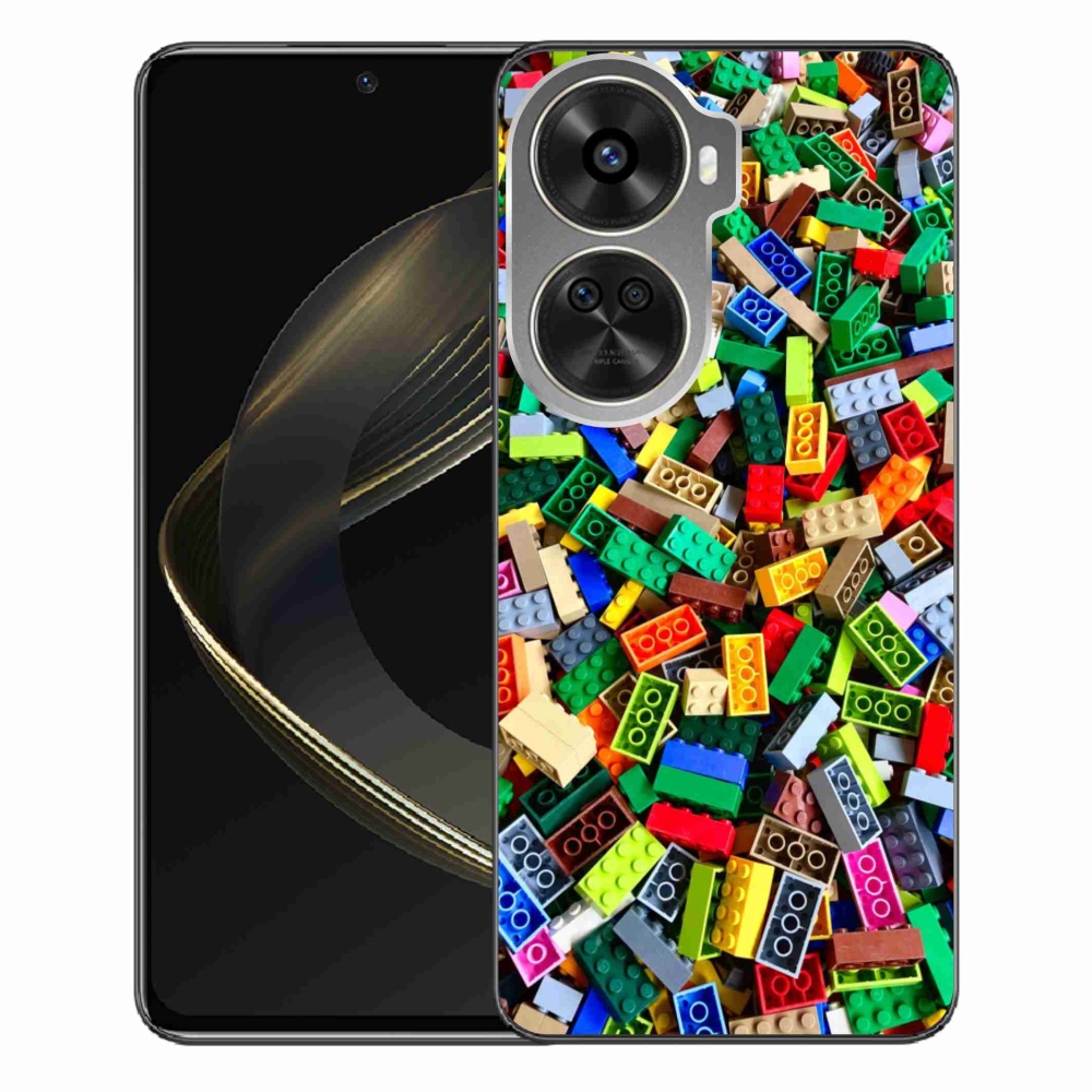 Gél borítás mmCase a Huawei Nova 12 SE-n - színes építőelemek