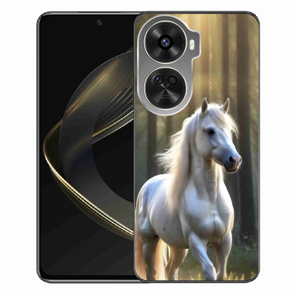 Gél borítás mmCase a Huawei Nova 12 SE-hez - fehér ló 3